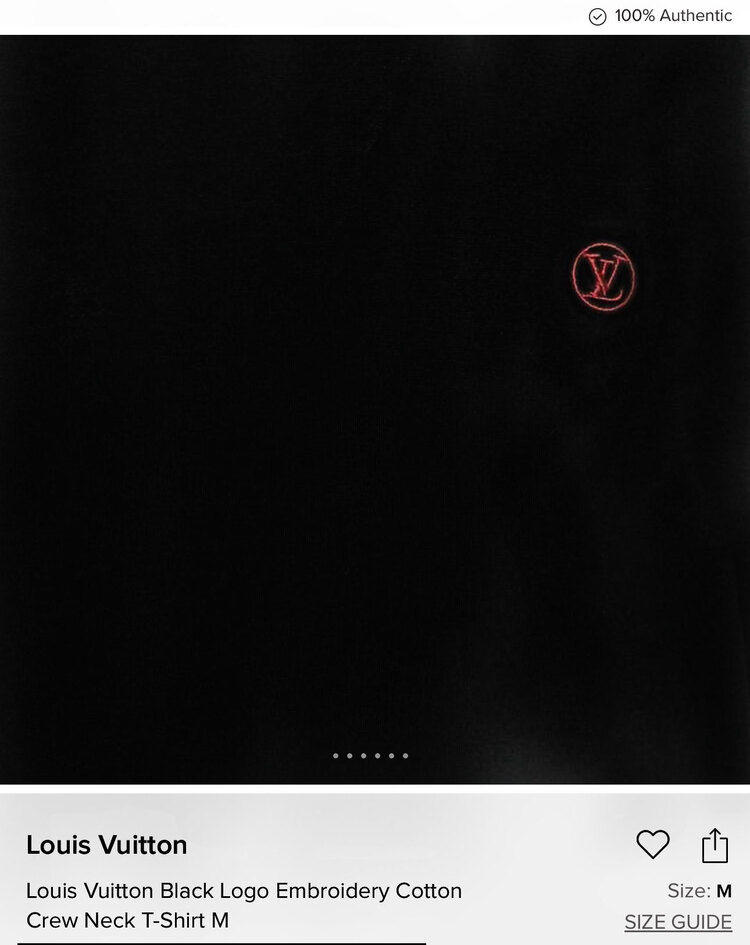 Louis Vuitton Logo T-shirt ( İthal-Ütü İstemez-NFC Aktif)