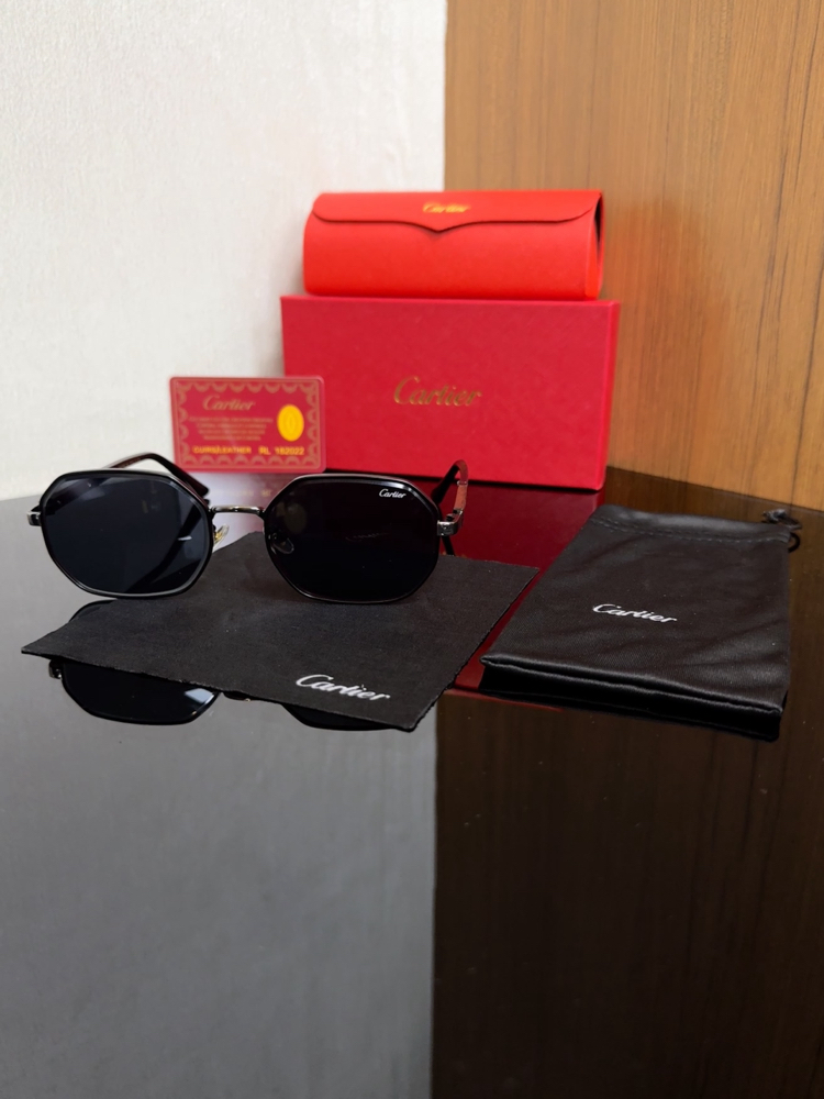 Cartier Unisex Güneş Gözlüğü ( Siyah Cam )