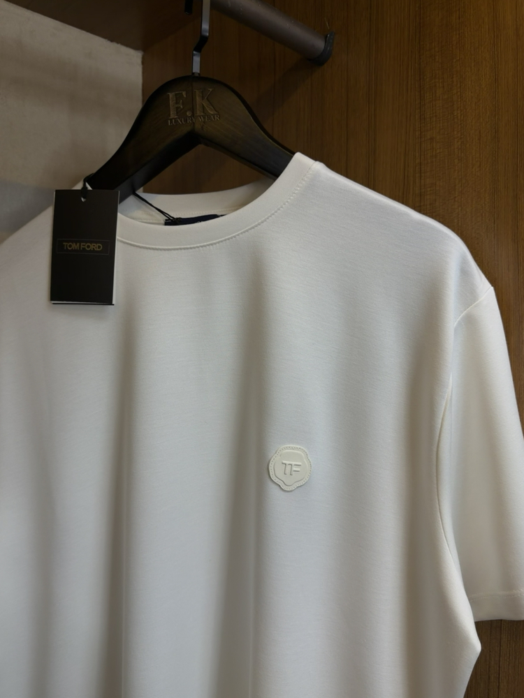 Tom Ford Deri Logo T-shirt ( İthal-Ütü İstemez-NFC Aktif)