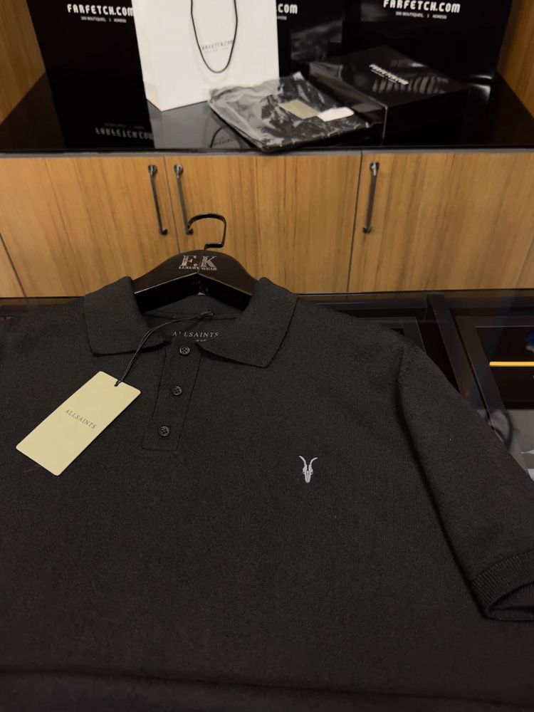 Allsaints Organik Pamuk Polo T-shirt