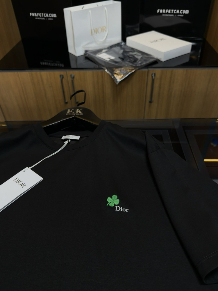 Dior Logo T-shirt ( İthal-Ütü İstemez-NFC Aktif)