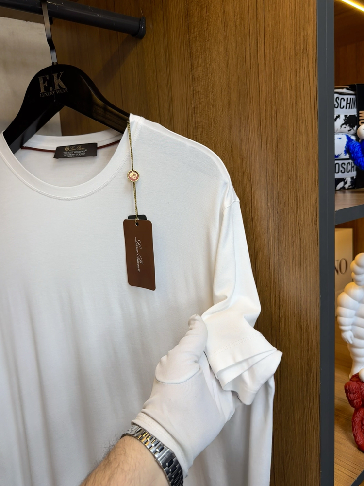 Loro Piana The Gift Of Kings T-shirt ( İthal - Ütü İstemez - NFC Aktif ! ) - Beyaz