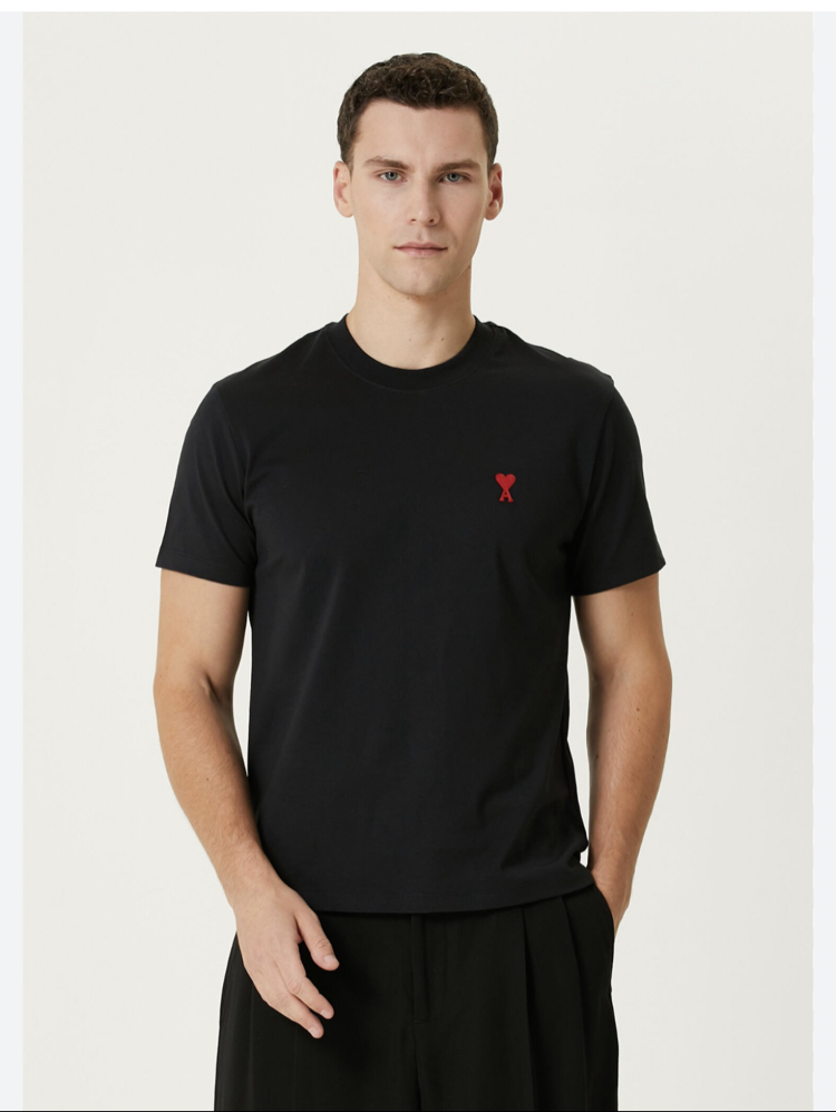 Ami Paris Logo T-shirt ( İthal-Ütü İstemez-NFC Aktif) 
