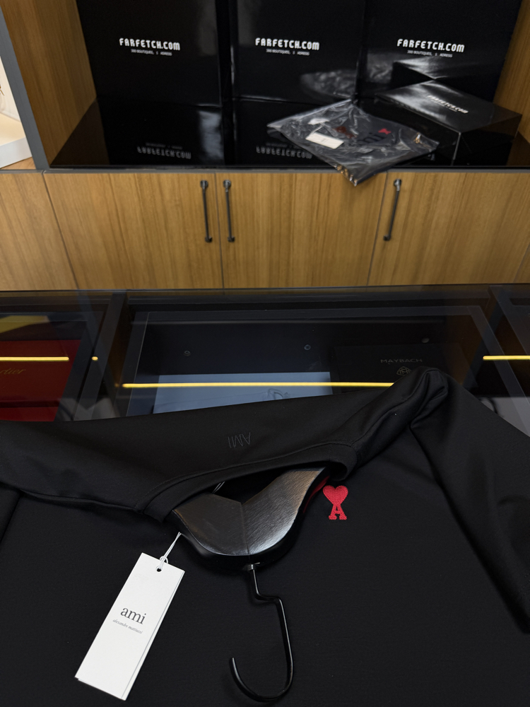 Ami Paris Logo T-shirt ( İthal-Ütü İstemez-NFC Aktif) 