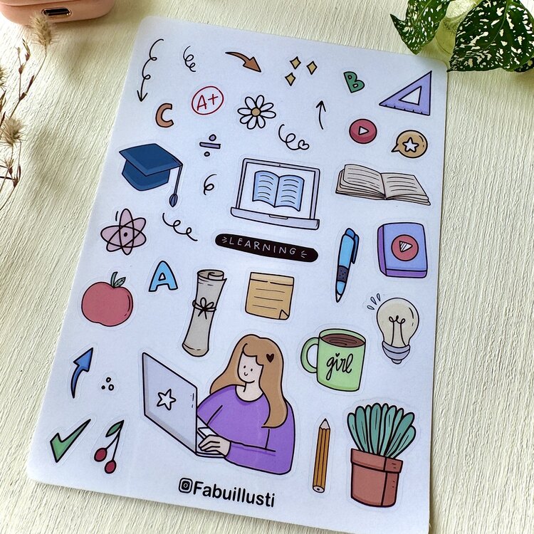 Şeffaf Kawai sticker