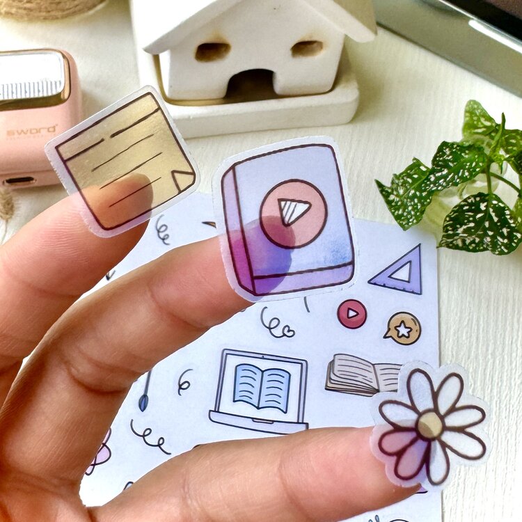 Şeffaf Kawai sticker
