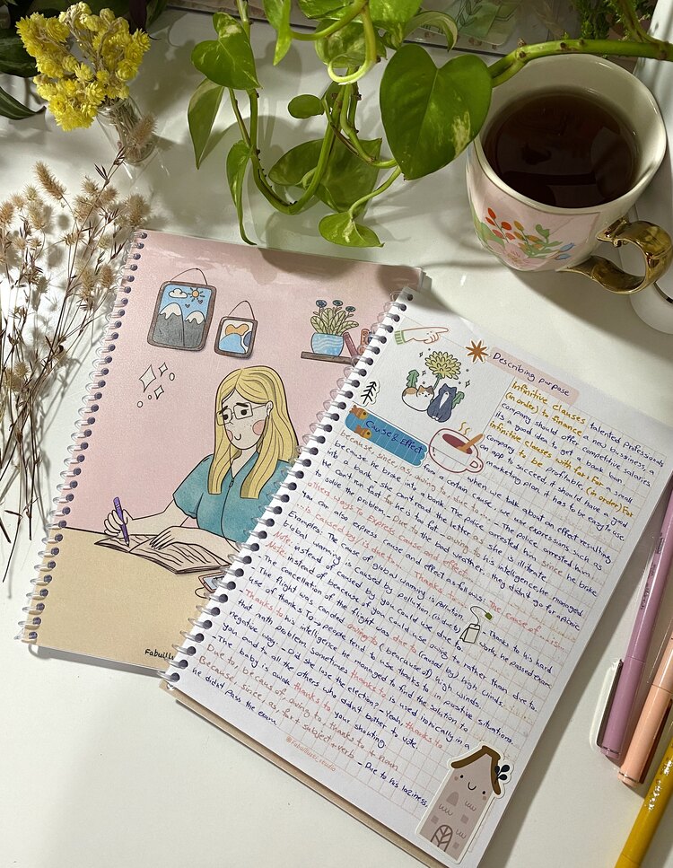 Study motivation notebook