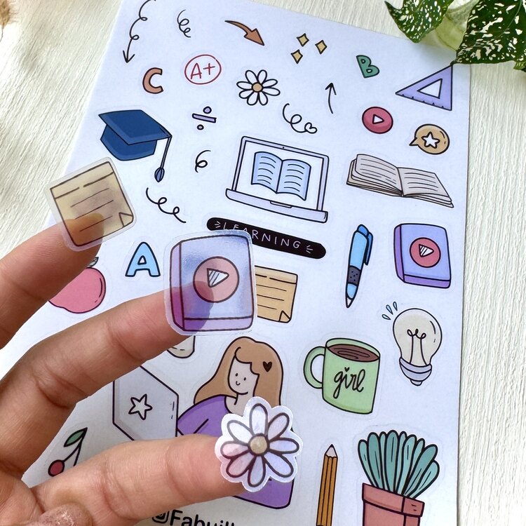 Şeffaf Kawai sticker