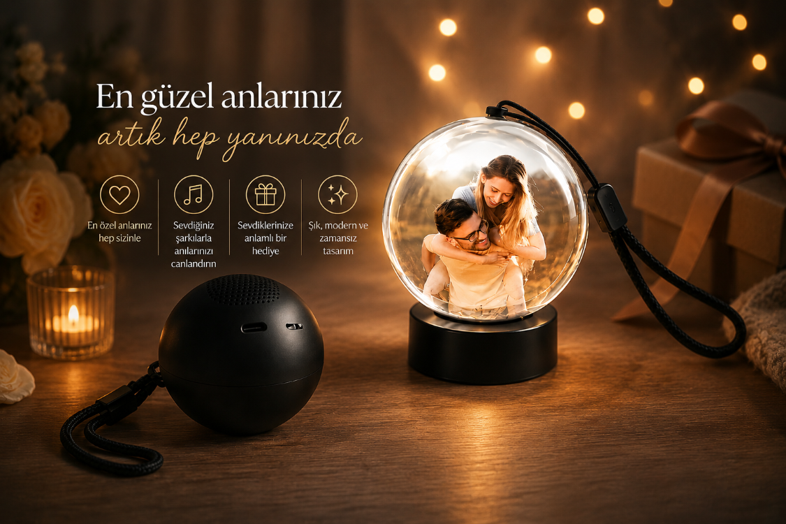 Kişiye Özel Fotoğraf/Videolu Anı Küresi