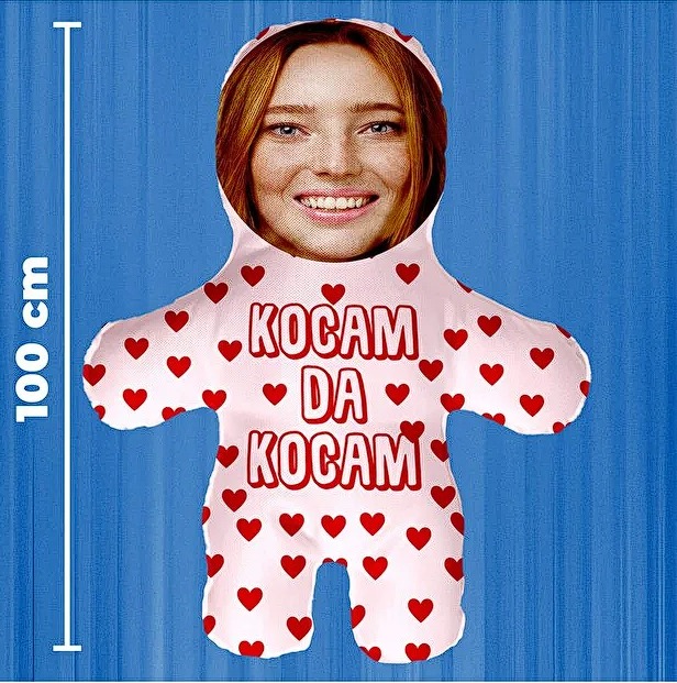 Kocamda Kocam Kişiye Özel Hediyelik Peluş Oyuncak -100cm-