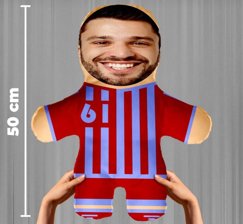 Kişiye Özel Fotoğraflı Şampiyon Trabzon Peluş Oyuncak -50cm-