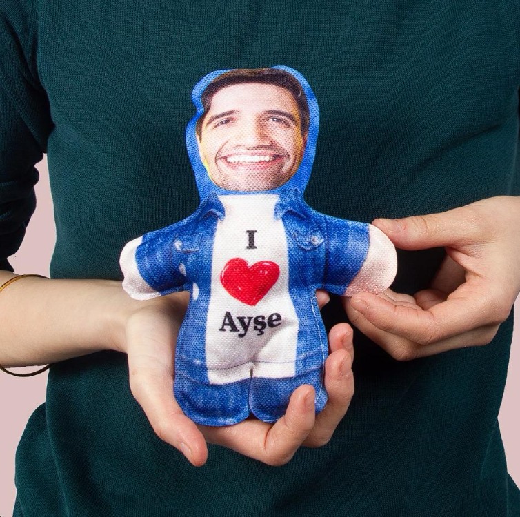 Mini Biz - İsime Özel Fotoğraflı Peluş Oyuncaklar