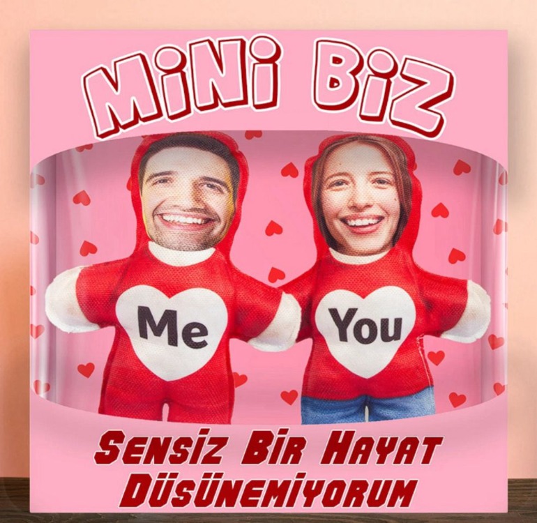 Mini Biz - Sen ve Ben Kişiye Özel Peluş Oyuncaklar