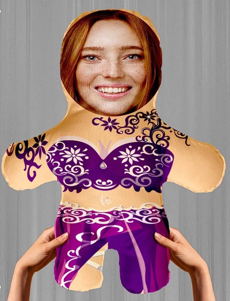 Kişiye Özel Dansöz Peluş Oyuncak Esprili Komik Hediye -50cm-