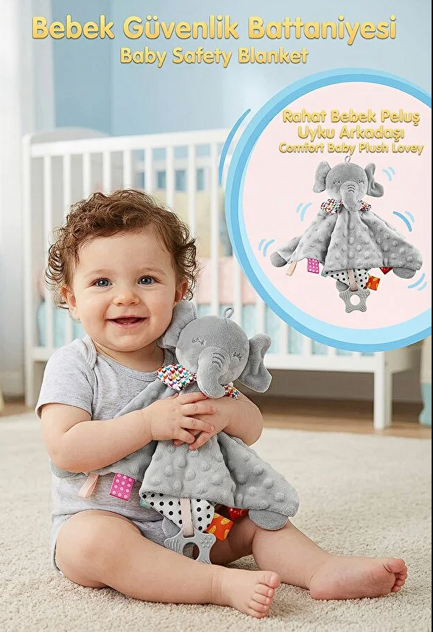 Bebek Uyku Arkadaşı-Diş Kaşıyıcılı Güvenli Bebek Uyku Arkadaşı