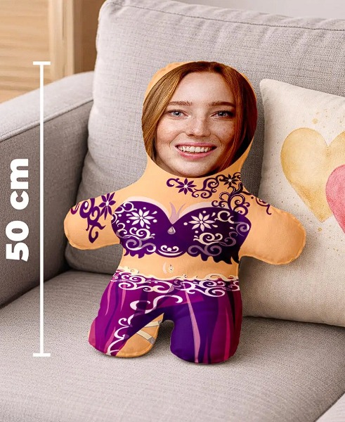 Kişiye Özel Dansöz Peluş Oyuncak Esprili Komik Hediye -50cm-