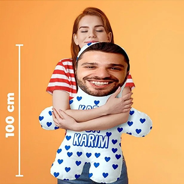 Karımda Karım Kişiye Özel Hediyelik Peluş Oyuncak -100cm-