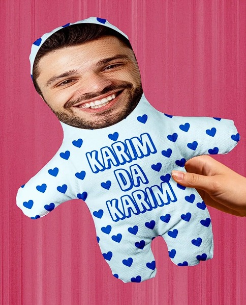 Karımda Karım Kişiye Özel Hediyelik Peluş Oyuncak -25cm-