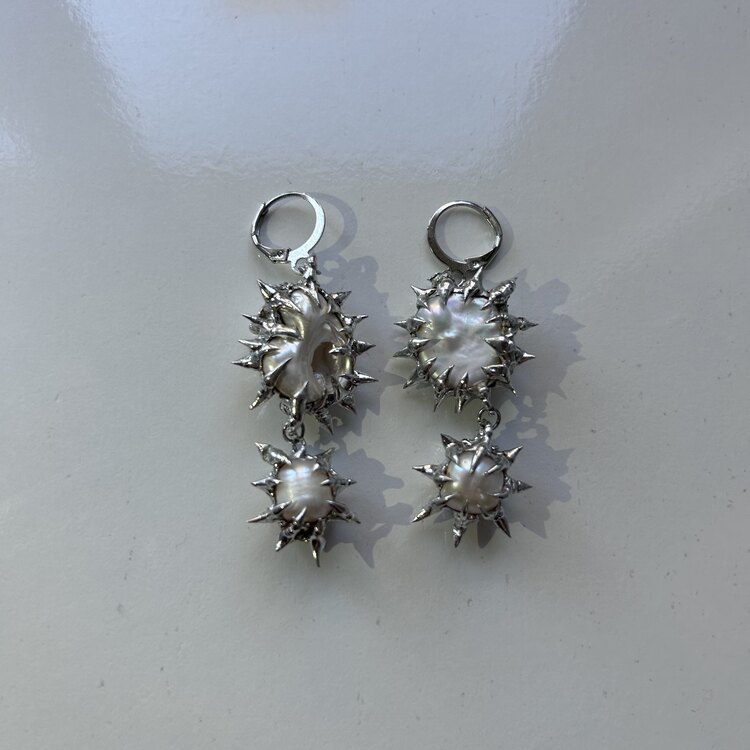Pearl earrings