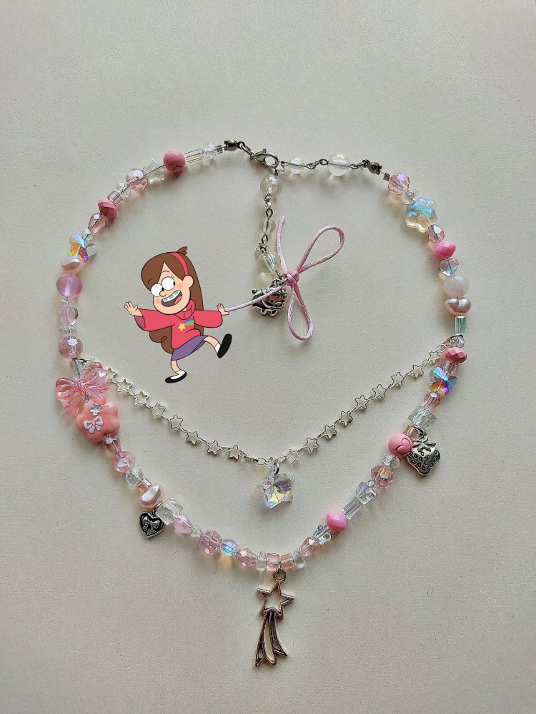Mabel Pines Kolye - Pembe versiyon