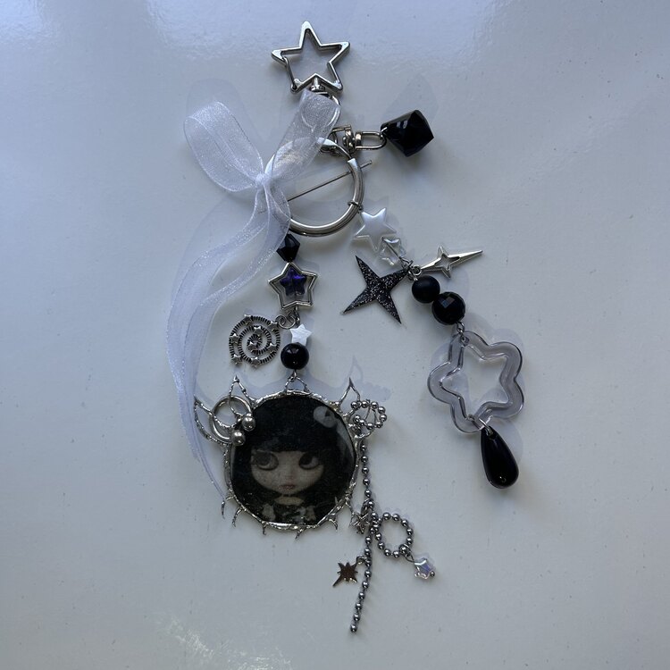 Black star Keychain