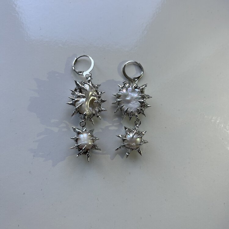 Pearl earrings