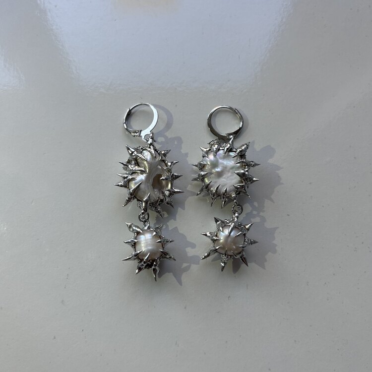 Pearl earrings