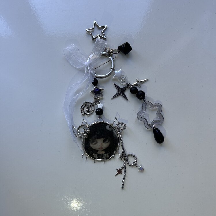 Black star Keychain