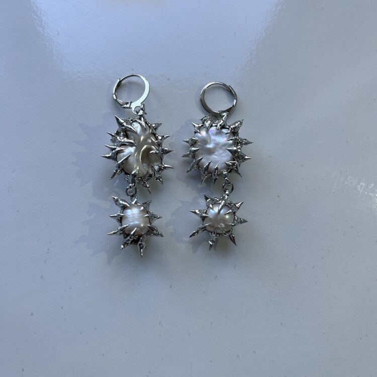 Pearl earrings