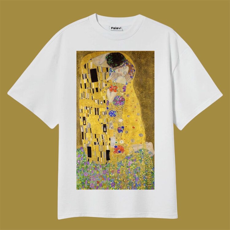 Gustave Klimt The Kiss Tişört