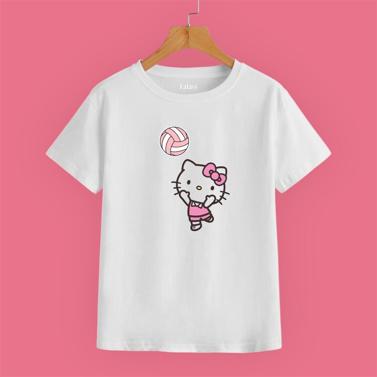 Hello Kitty Voleybol Tişört