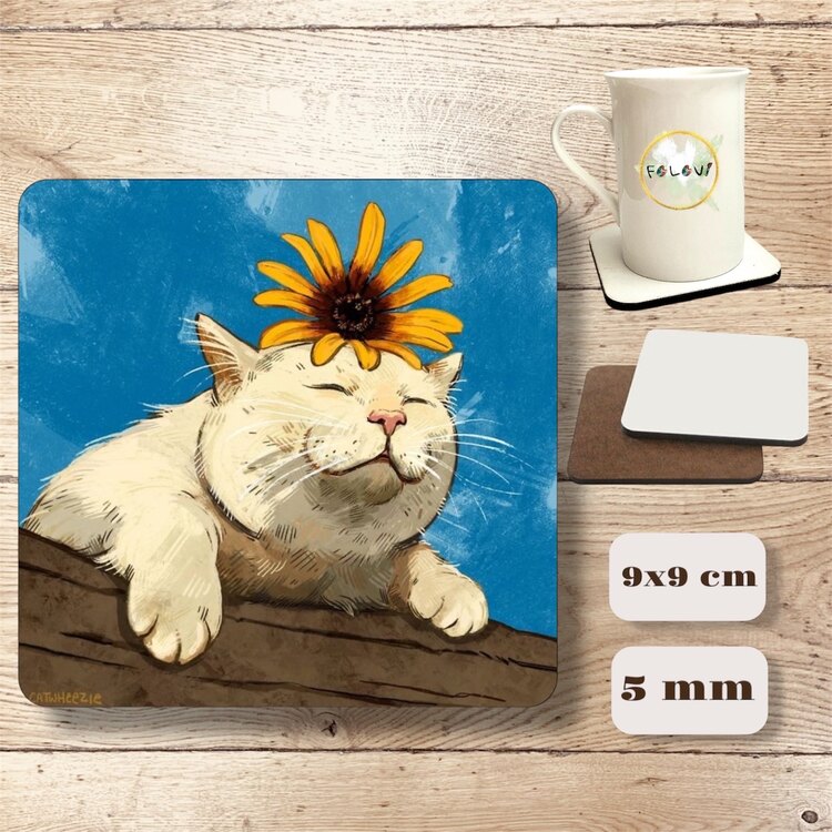 Kedi bardak altlığı