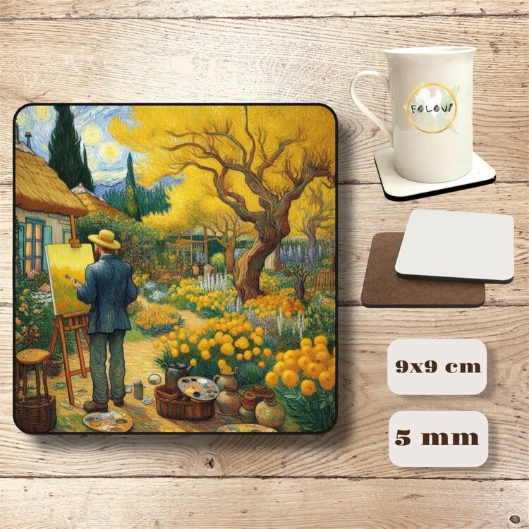 Van Gogh bardak altlığı
