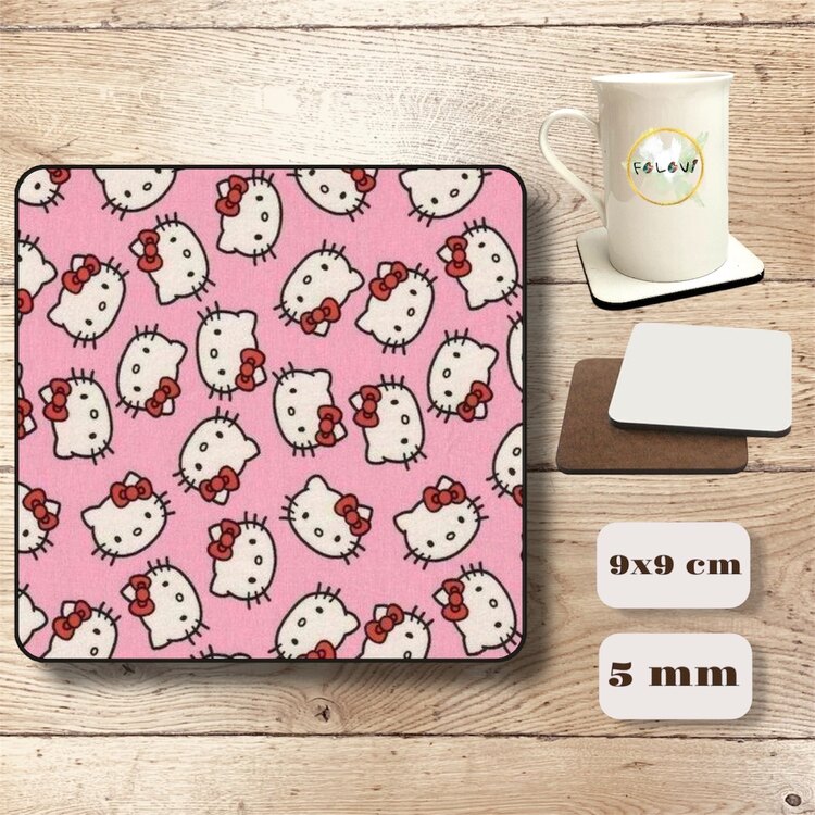 Hello Kitty bardak altlığı