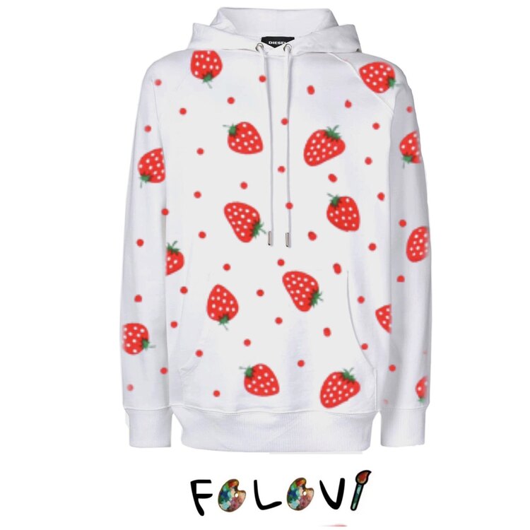 Çilekli Sweatshirt