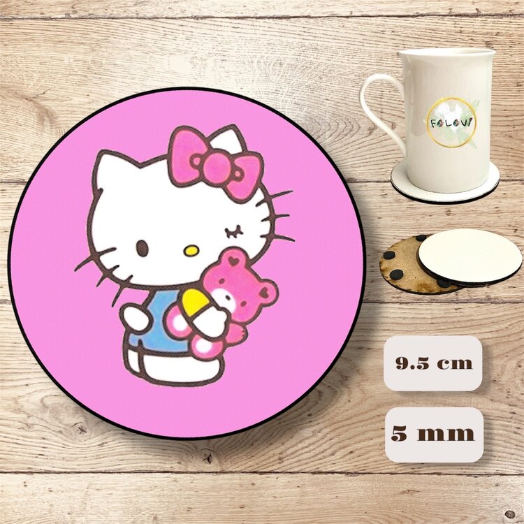 Hello Kitty bardak altlığı