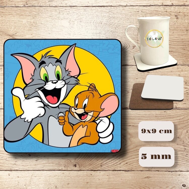 Tom ve Jerry bardak altlığı