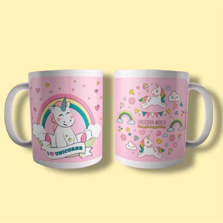 Pembe Unicorn Kupa