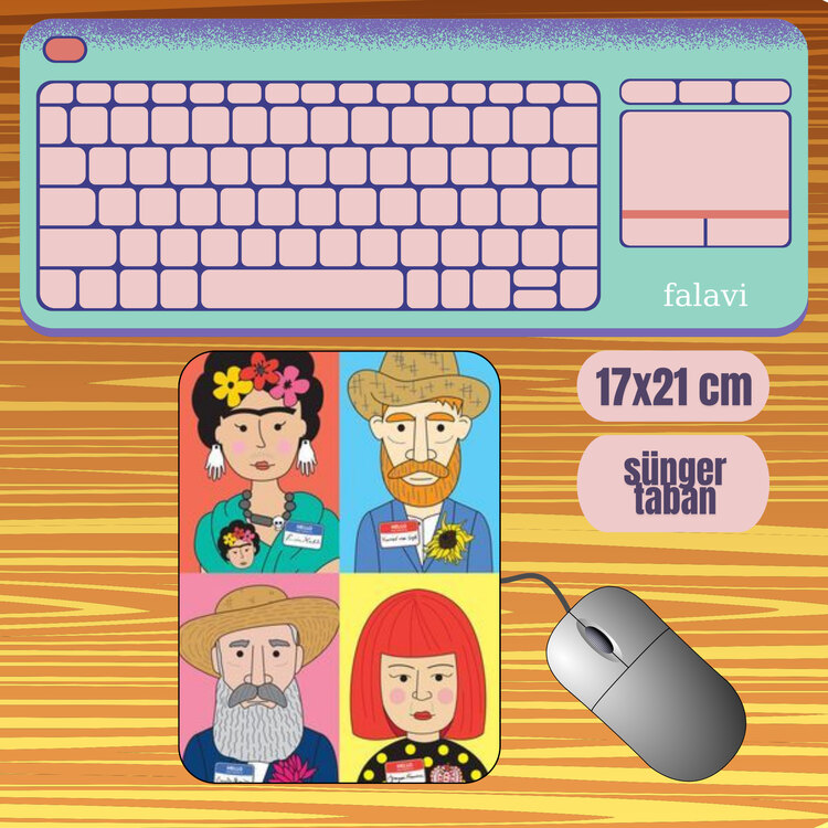 Ressamlar Mousepad  