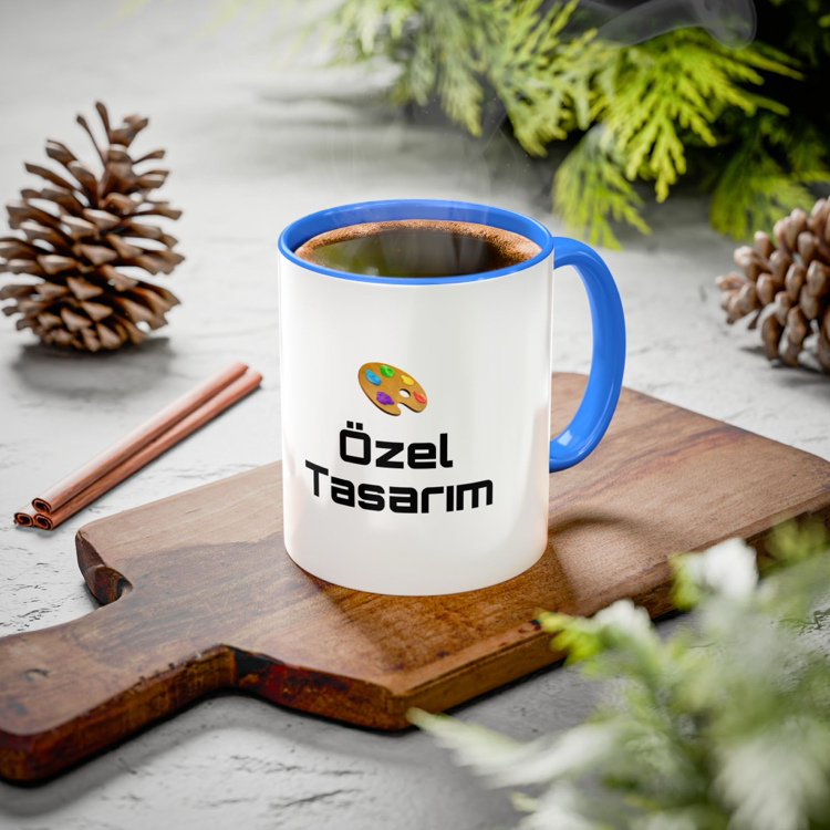 Özel tasarım Mavi Kupa