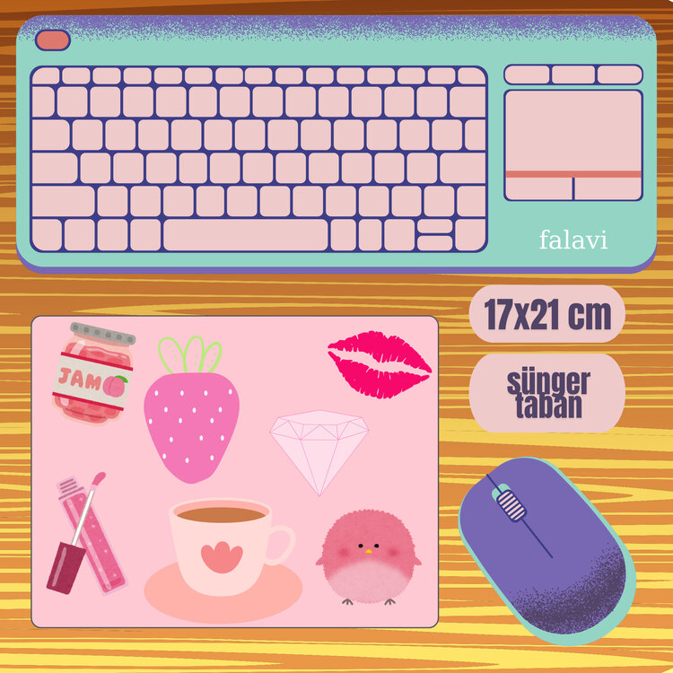 Pembe Mousepad