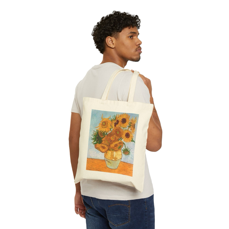 Van Gogh Ayçiçeği bez çanta