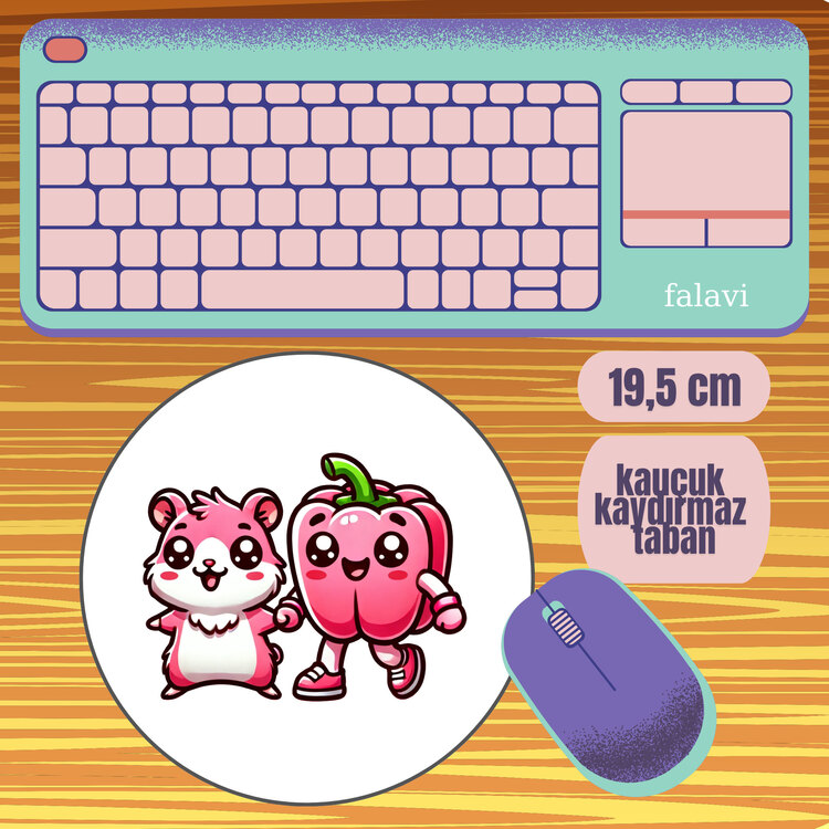 Pembe ayıcık Mousepad