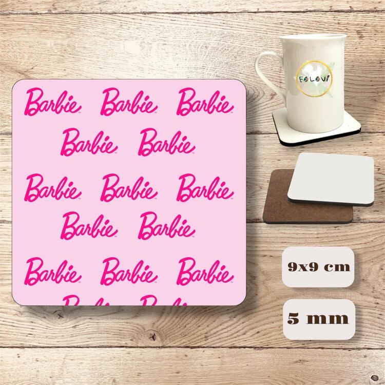 Barbie bardak altlığı