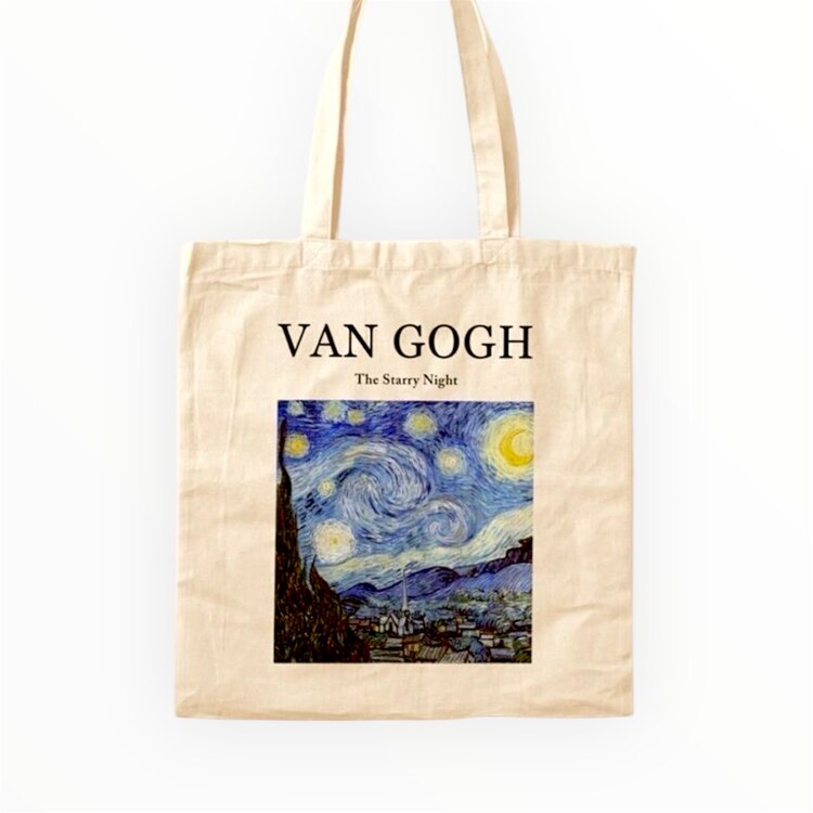 Van Gogh Yıldızlı Gece bez çanta