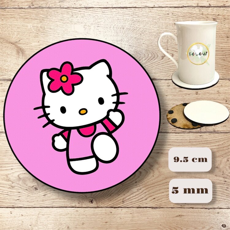 Hello Kitty bardak altlığı