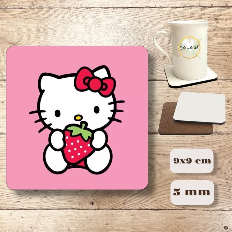 Hello Kitty bardak altlığı