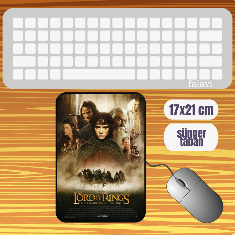 Yüzüklerin Efendisi Mousepad