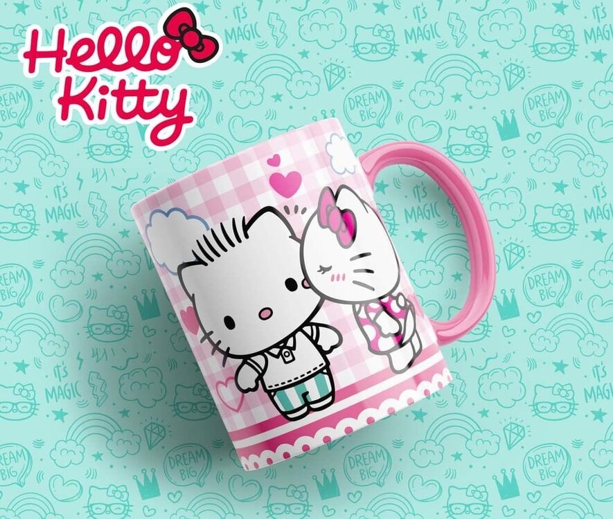 Hello Kitty çiftlere özel Kupa