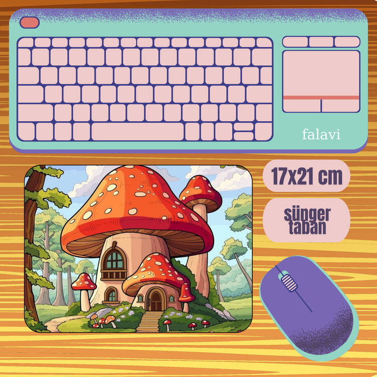 Mantar Ev Mousepad  